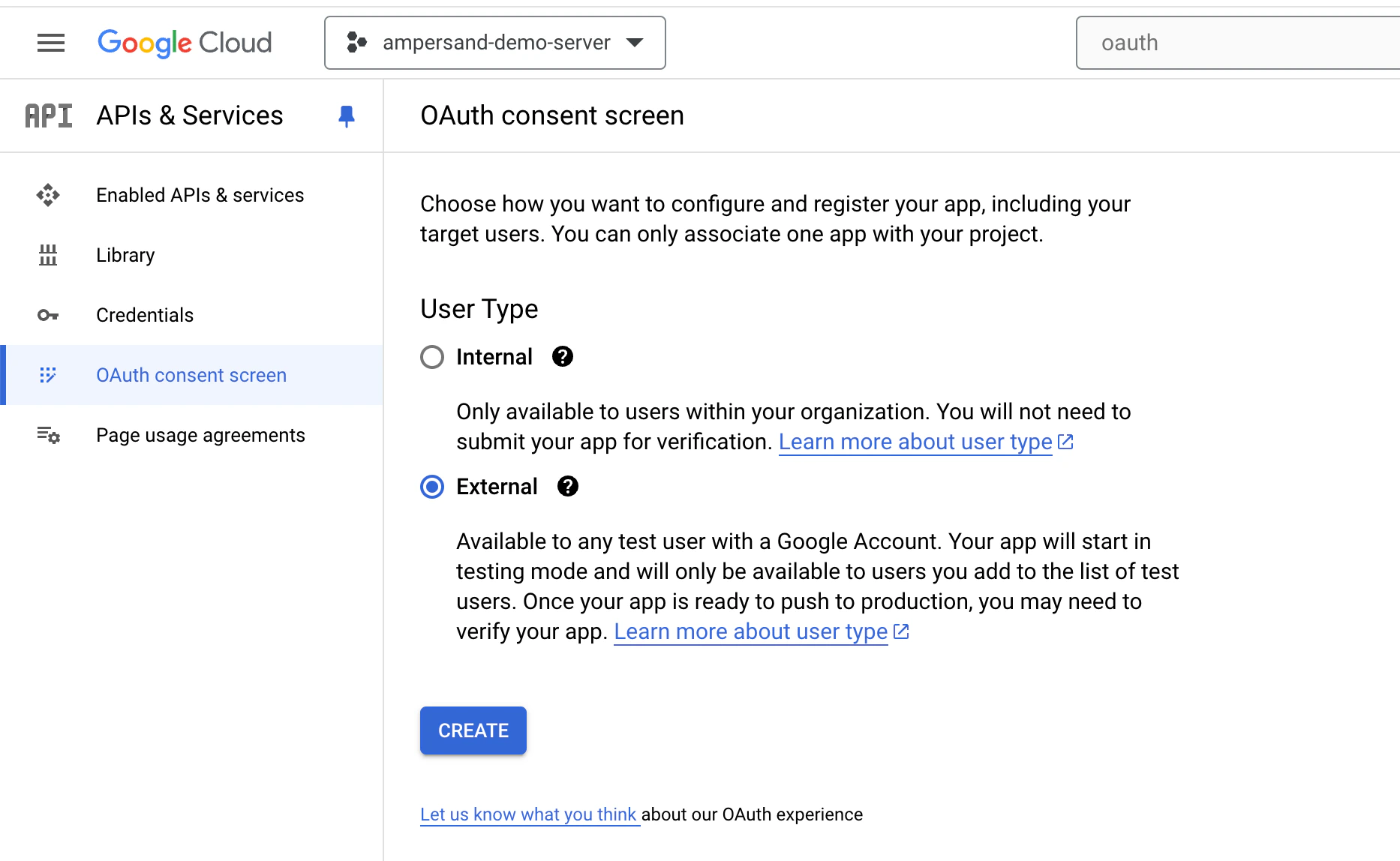 OAuth Consent