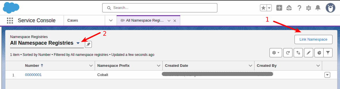 View namespaces
