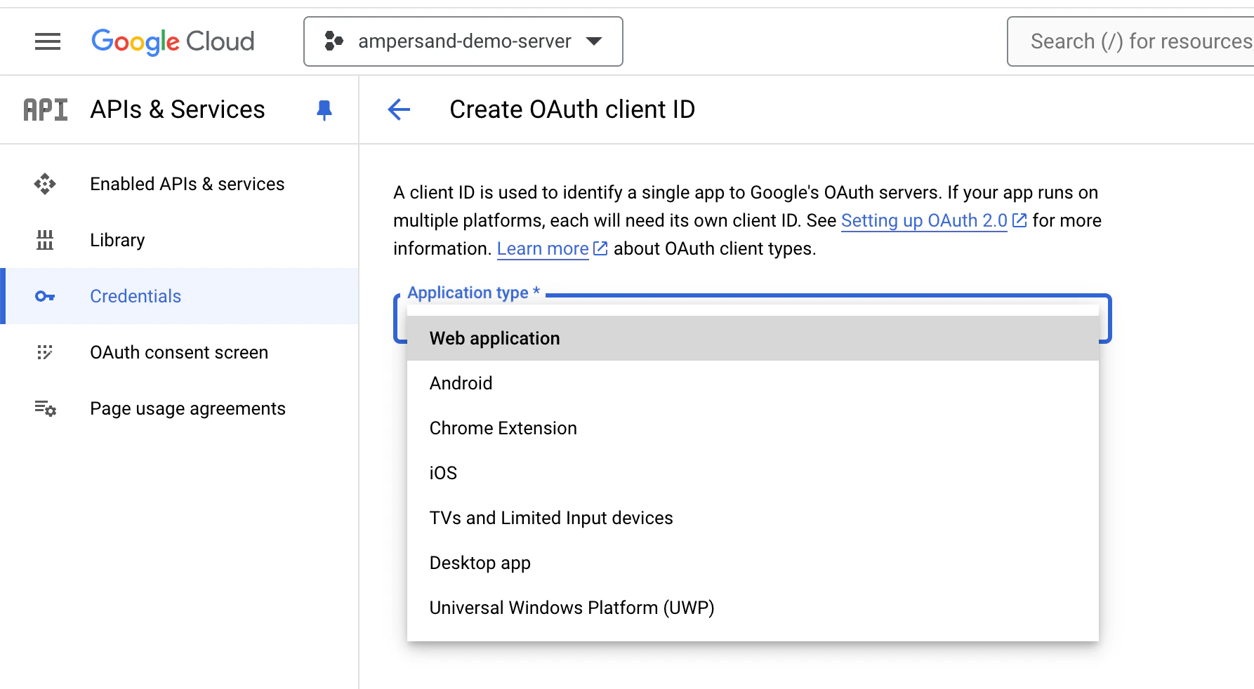 Web Application