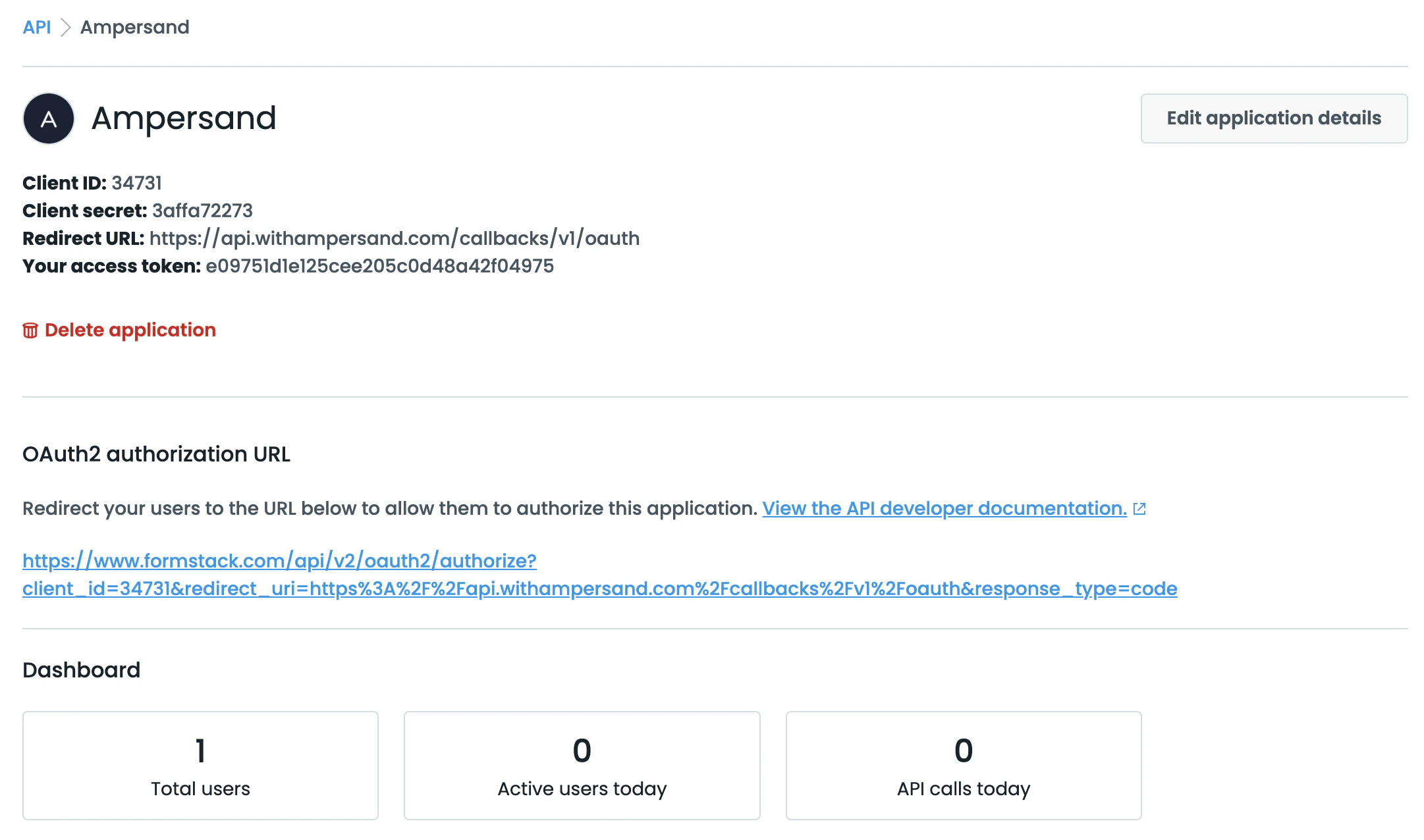 Ampersand Project Selection