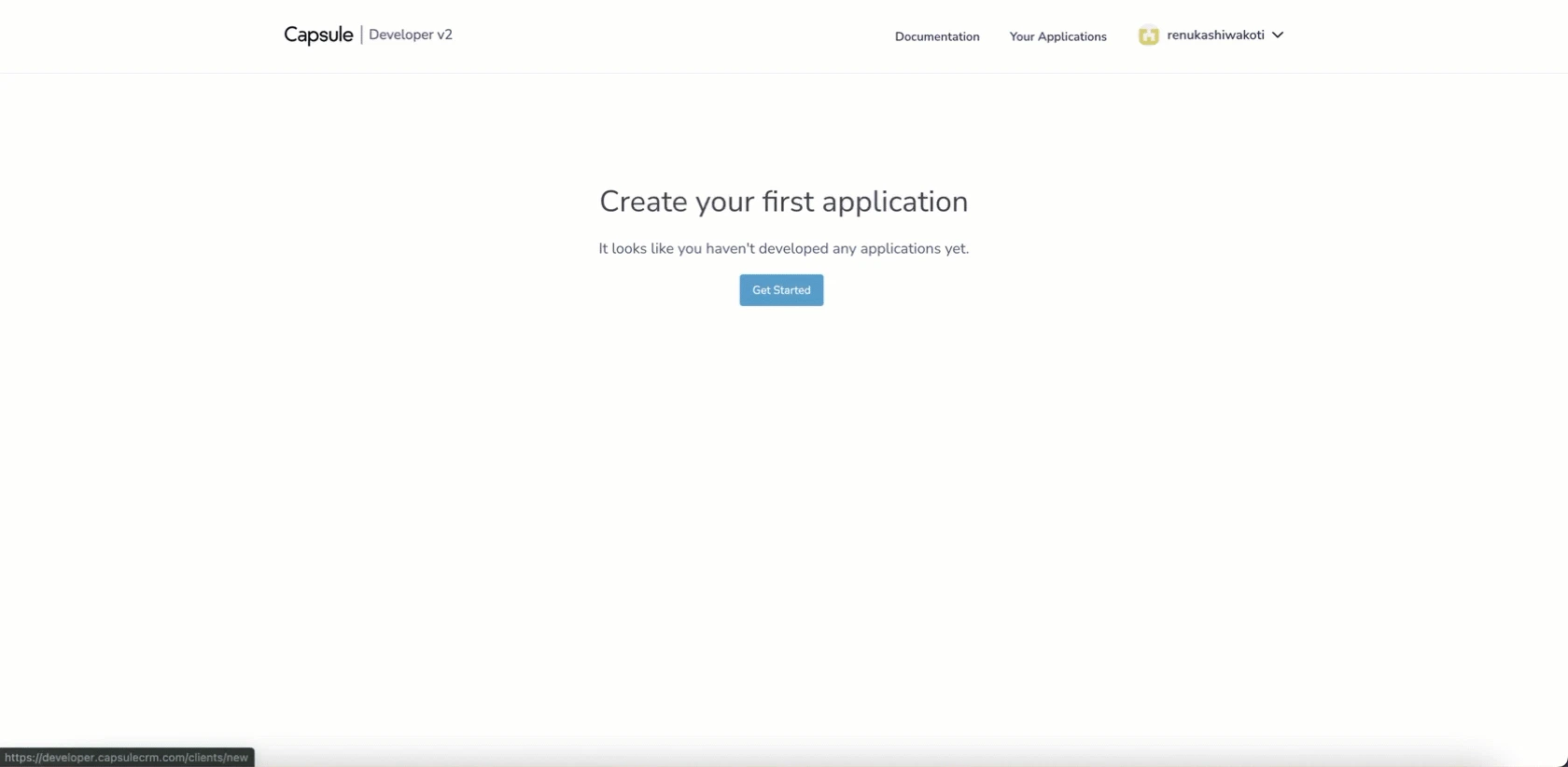 Capsule CRM App Creation