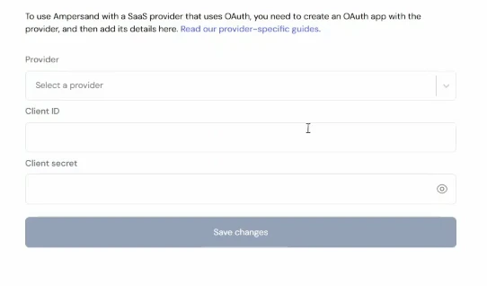 Ampersand Integration