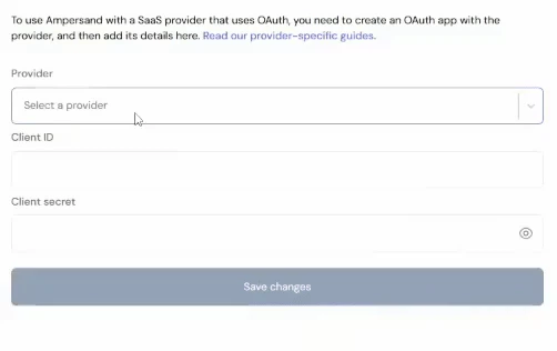 Ampersand Integration
