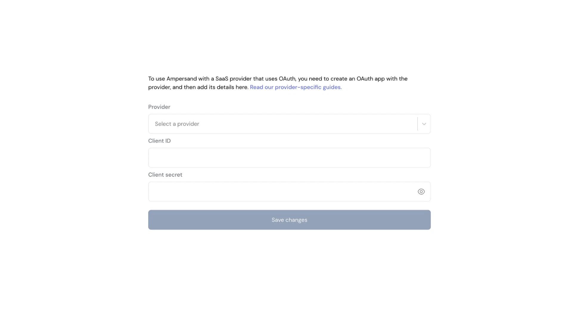 Configuring Zoho Desk Ampersand app