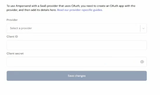 Ampersand Integration