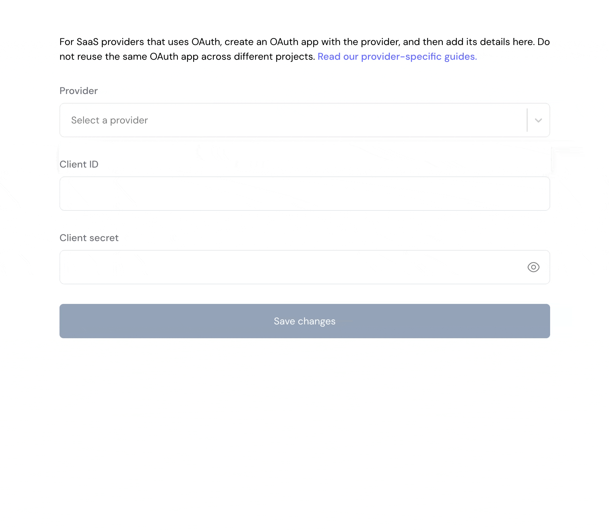 Ampersand Project Selection