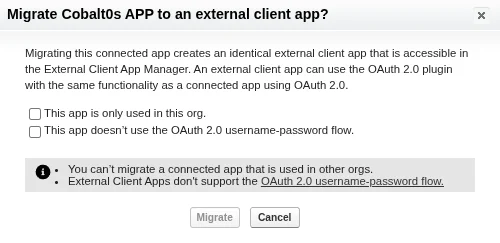 Migrate connected app 2