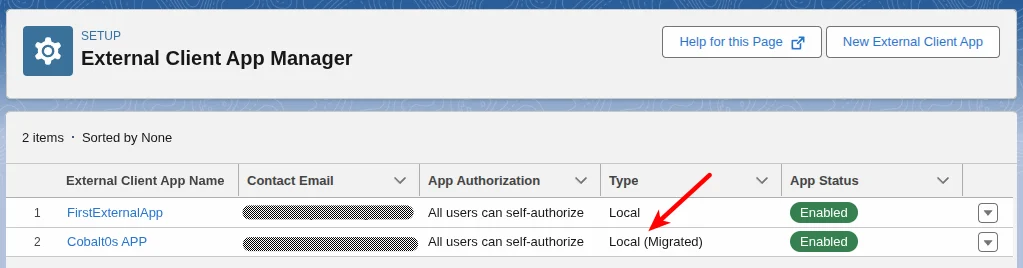 Migrate connected app 6