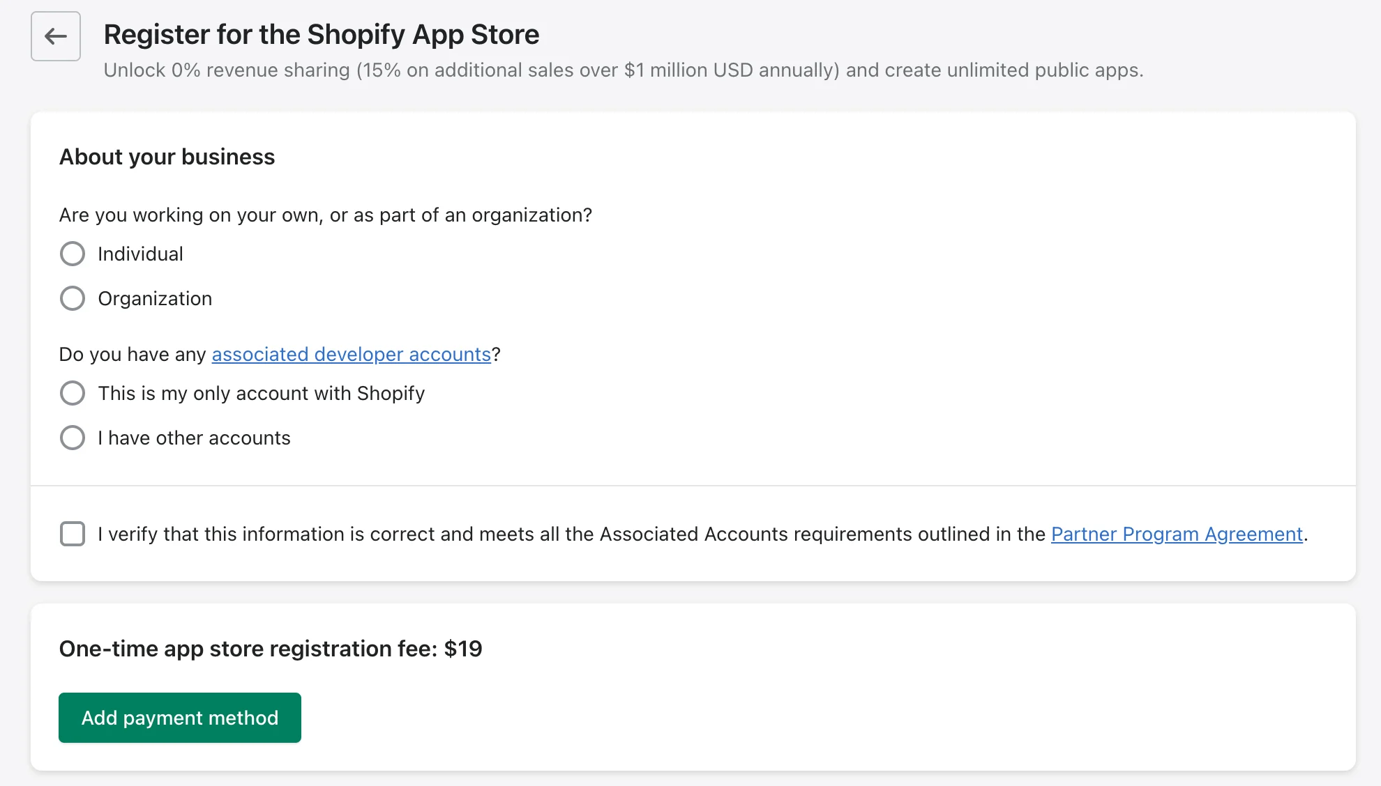 Create App Store listing