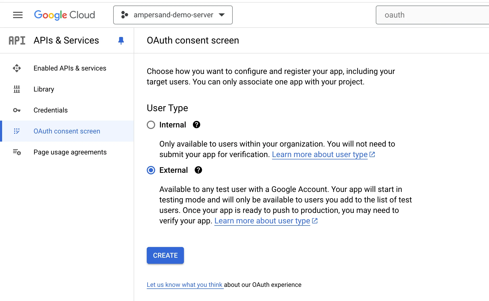 OAuth Consent