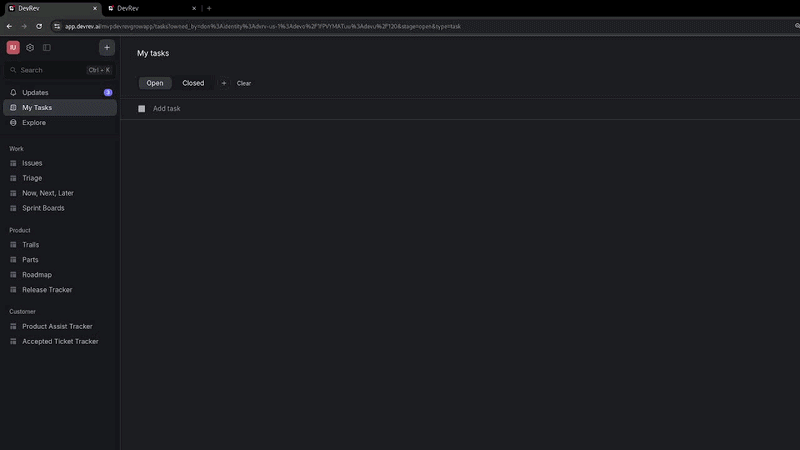 DevRev API Key