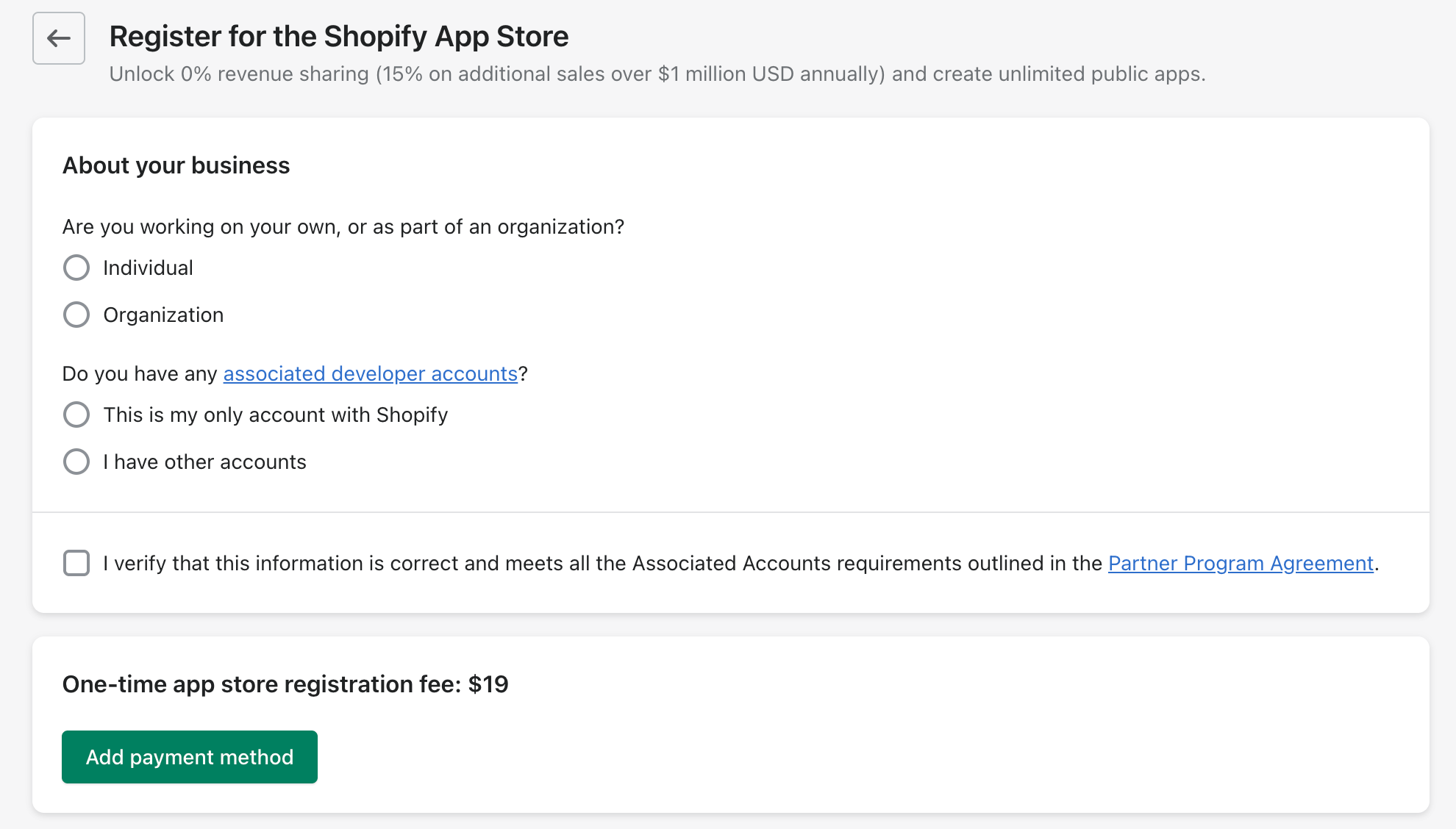 Create App Store listing