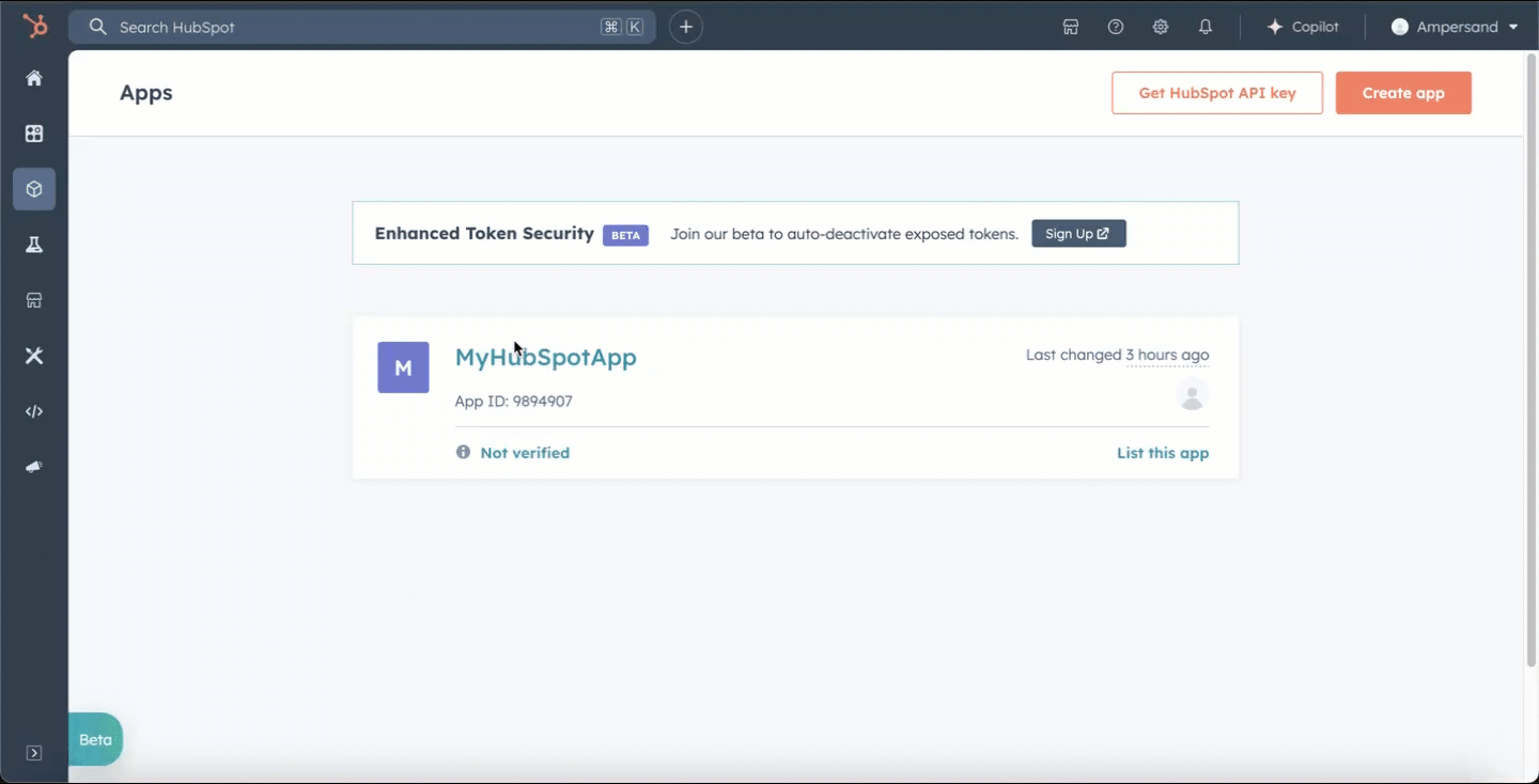 Subscribe actions HubSpot