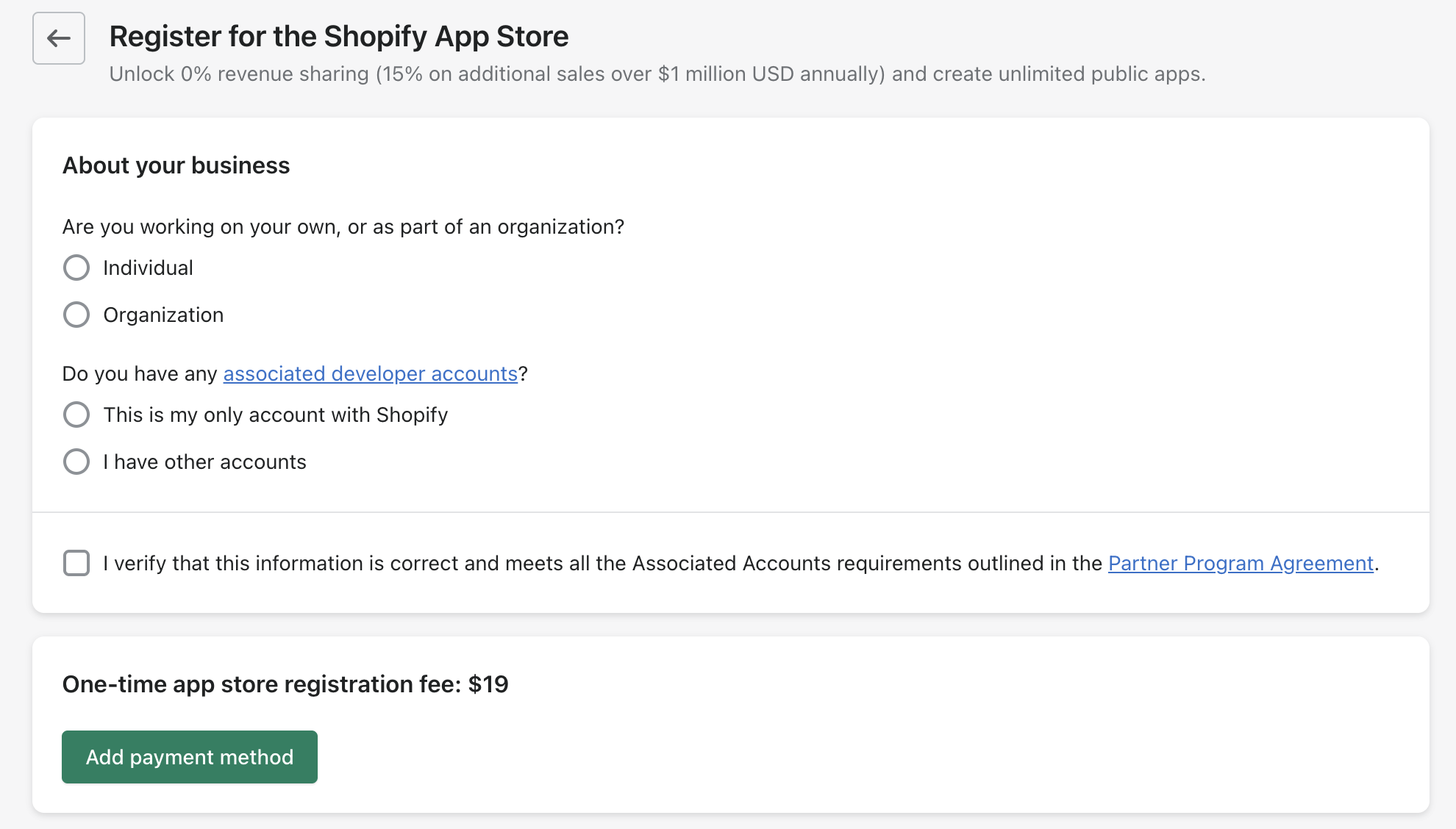 Create App Store listing