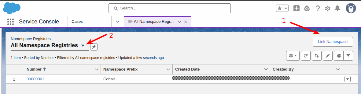 View namespaces