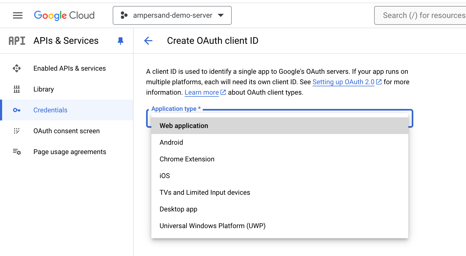 Web Application