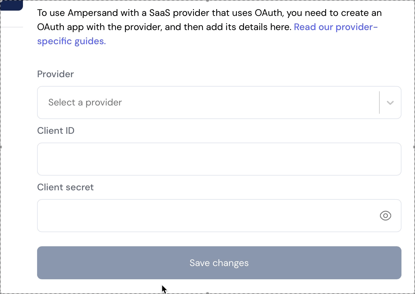 Ampersand Integration