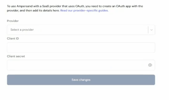Ampersand Integration