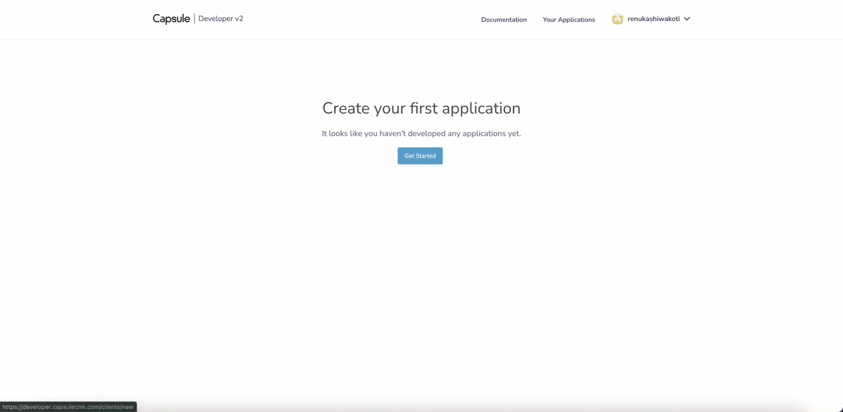 Capsule CRM App Creation