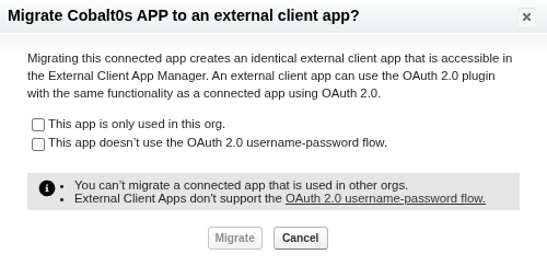 Migrate connected app 2