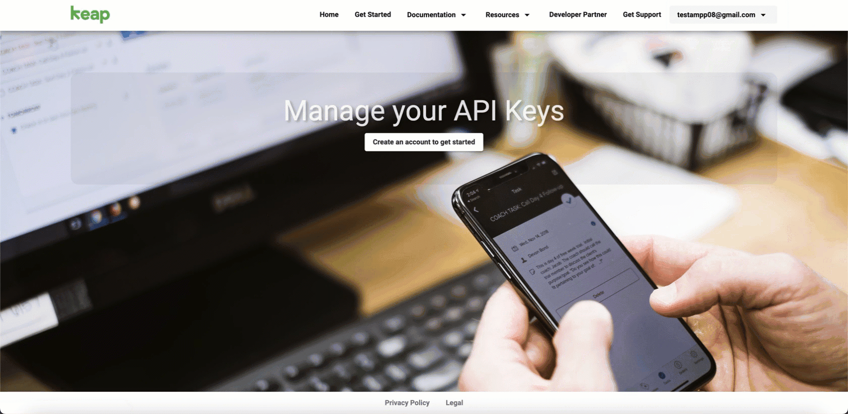 Keap App Creation