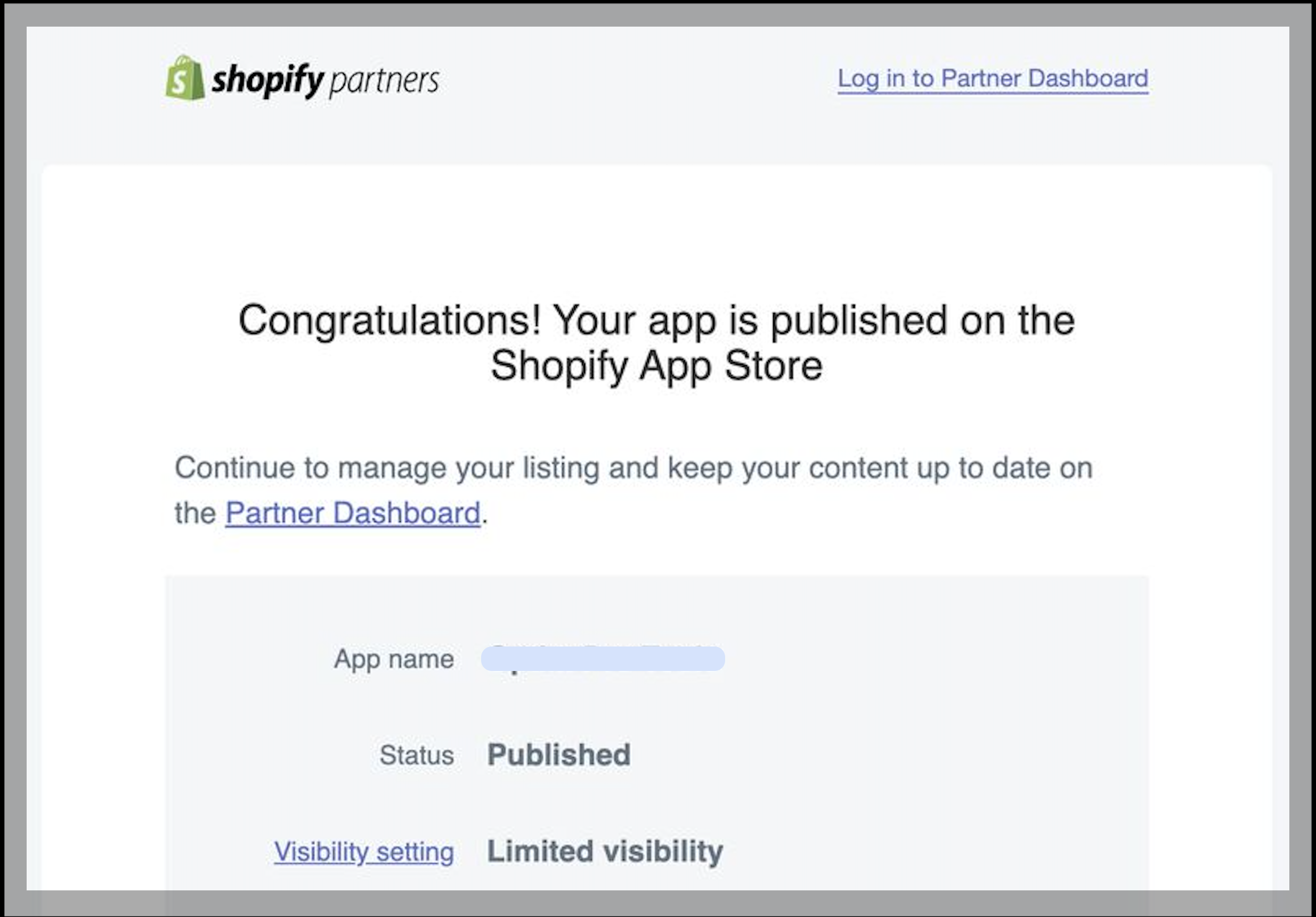 Copy App Store listing URL