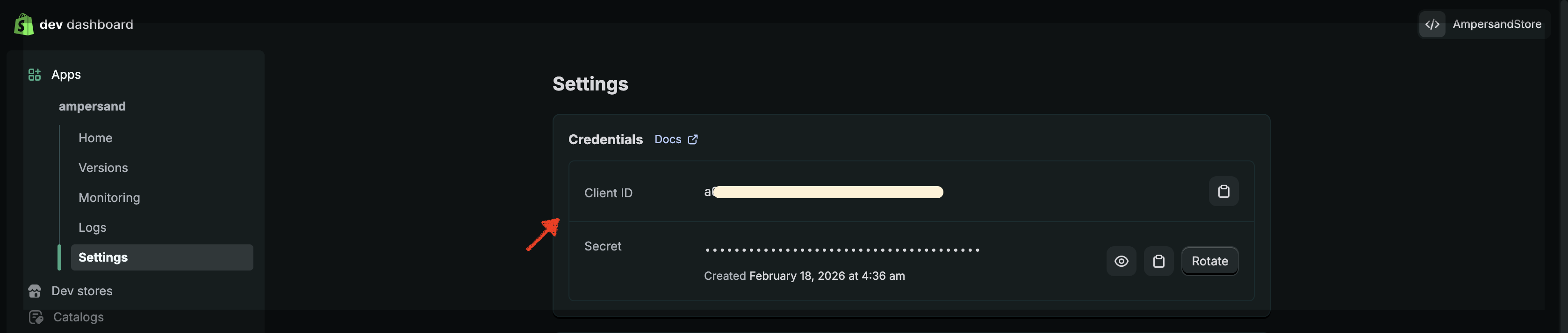 Shopify Partners dashboard (Apps)