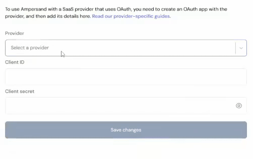 Ampersand Integration