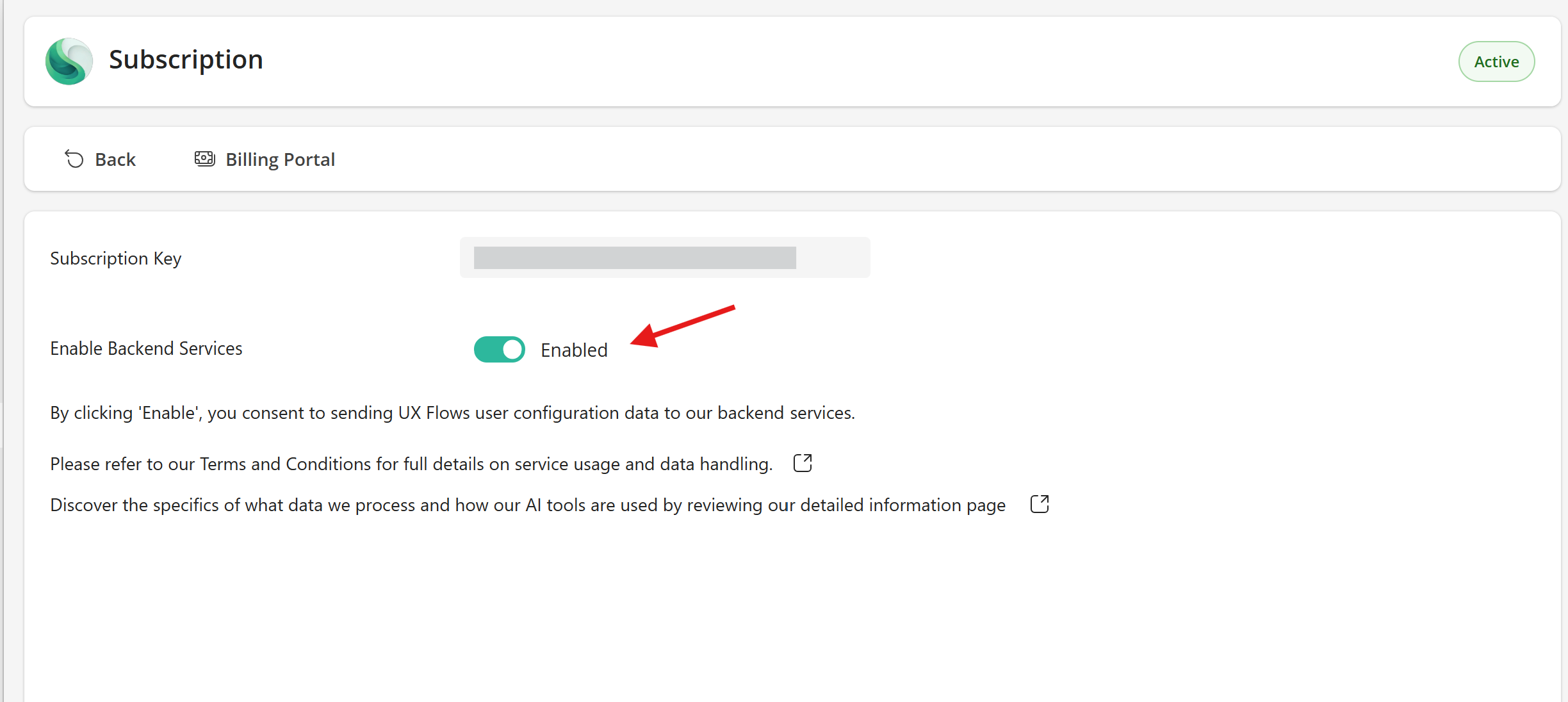 Settingssubscriptionenable Pn