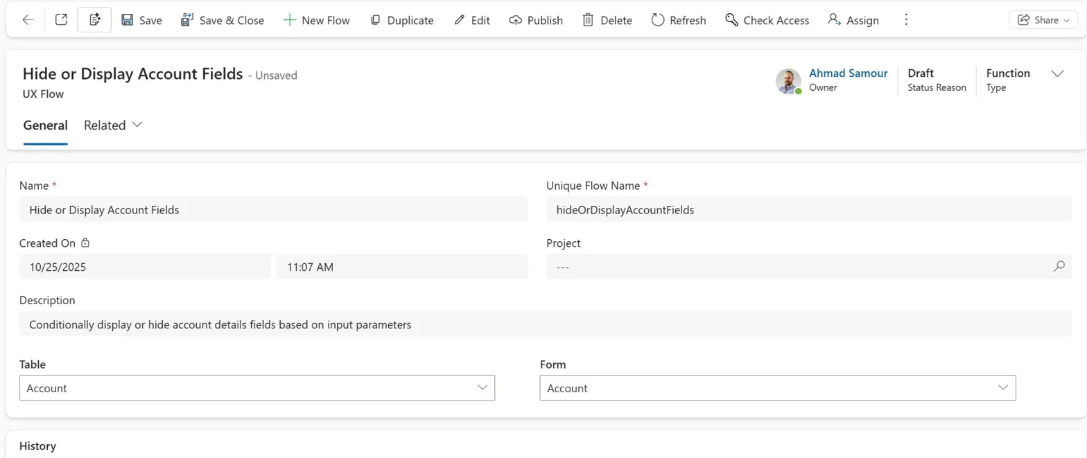 Functions New Flow Result Web