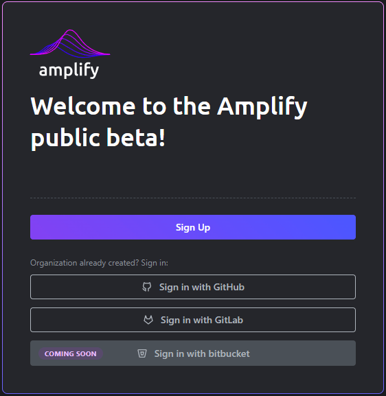 Sign Up