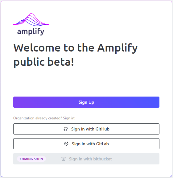 Sign Up