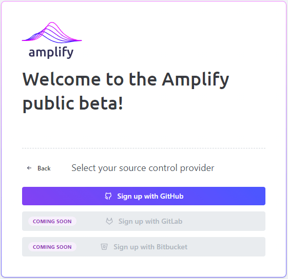 Sign Up Providers