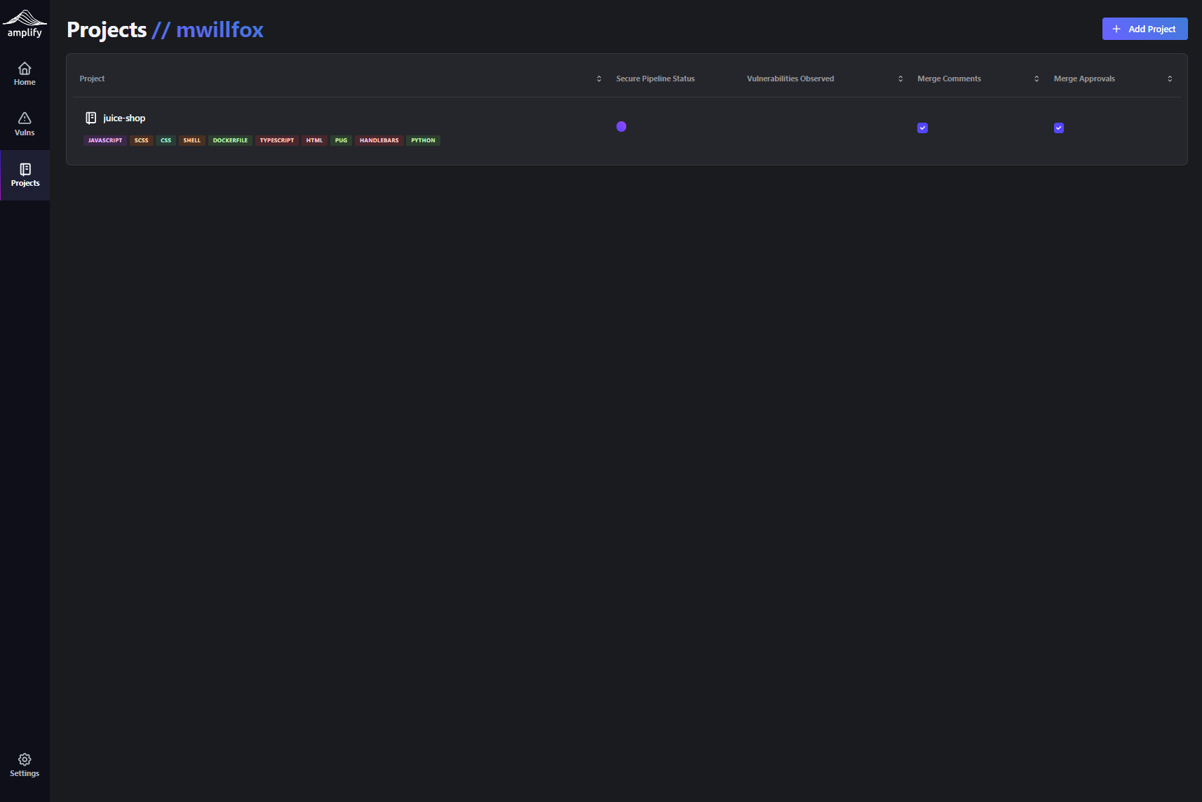 Project Configuration