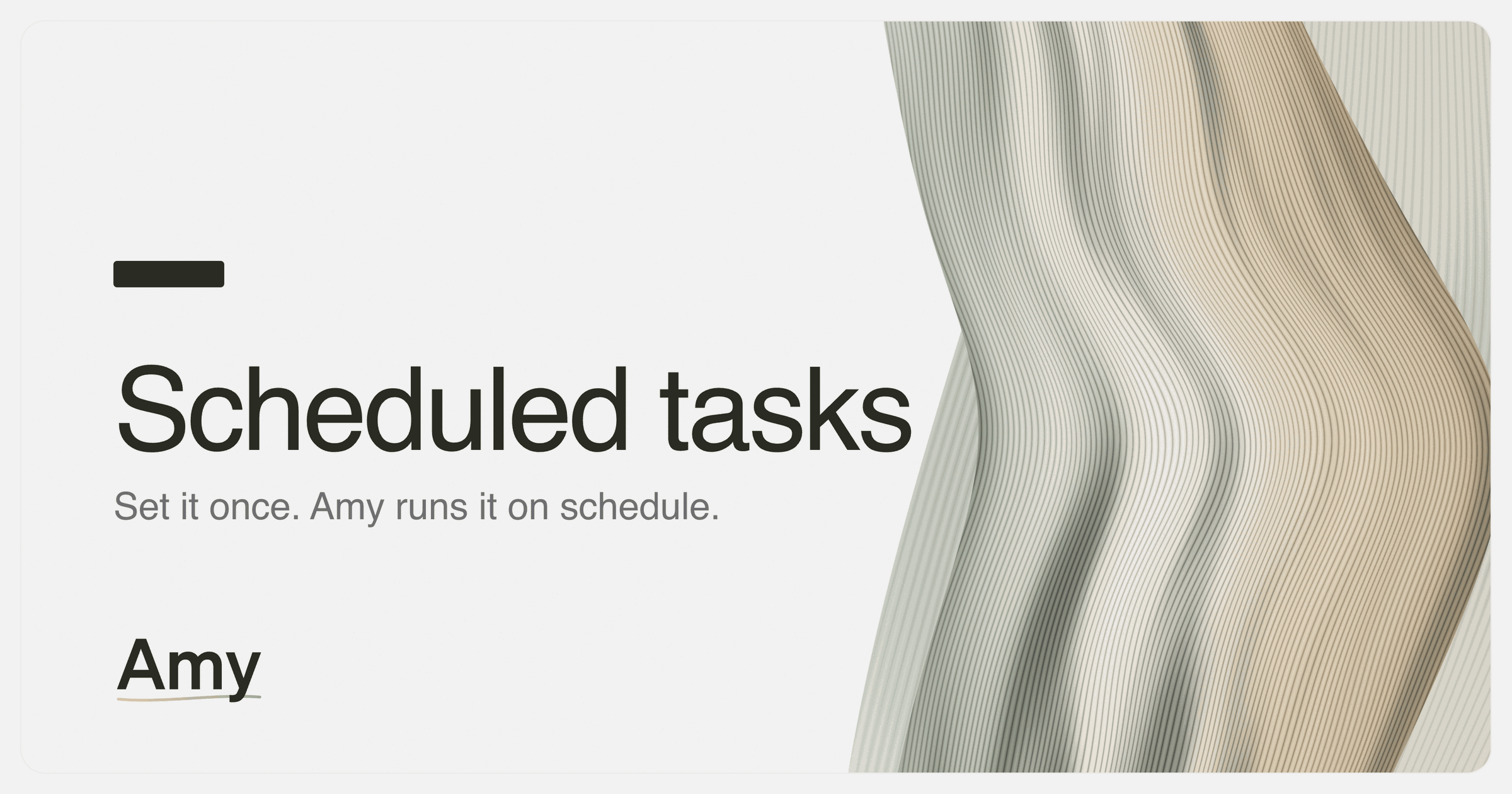 Scheduled tasks