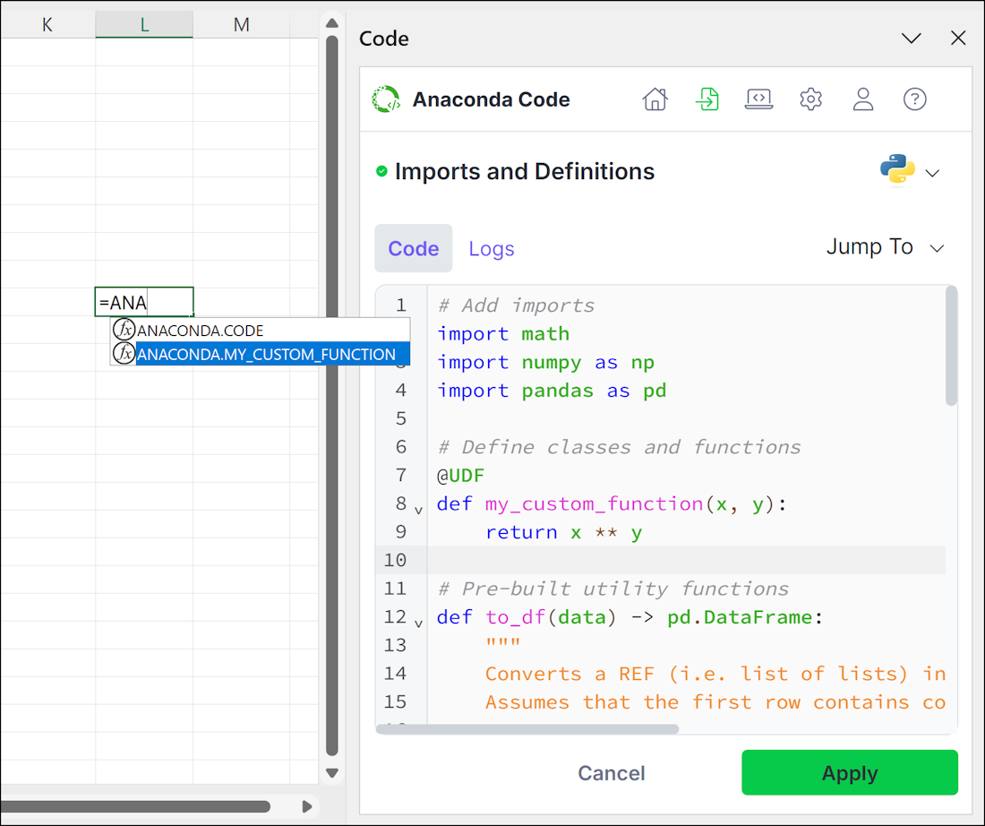 Anaconda Code - Anaconda