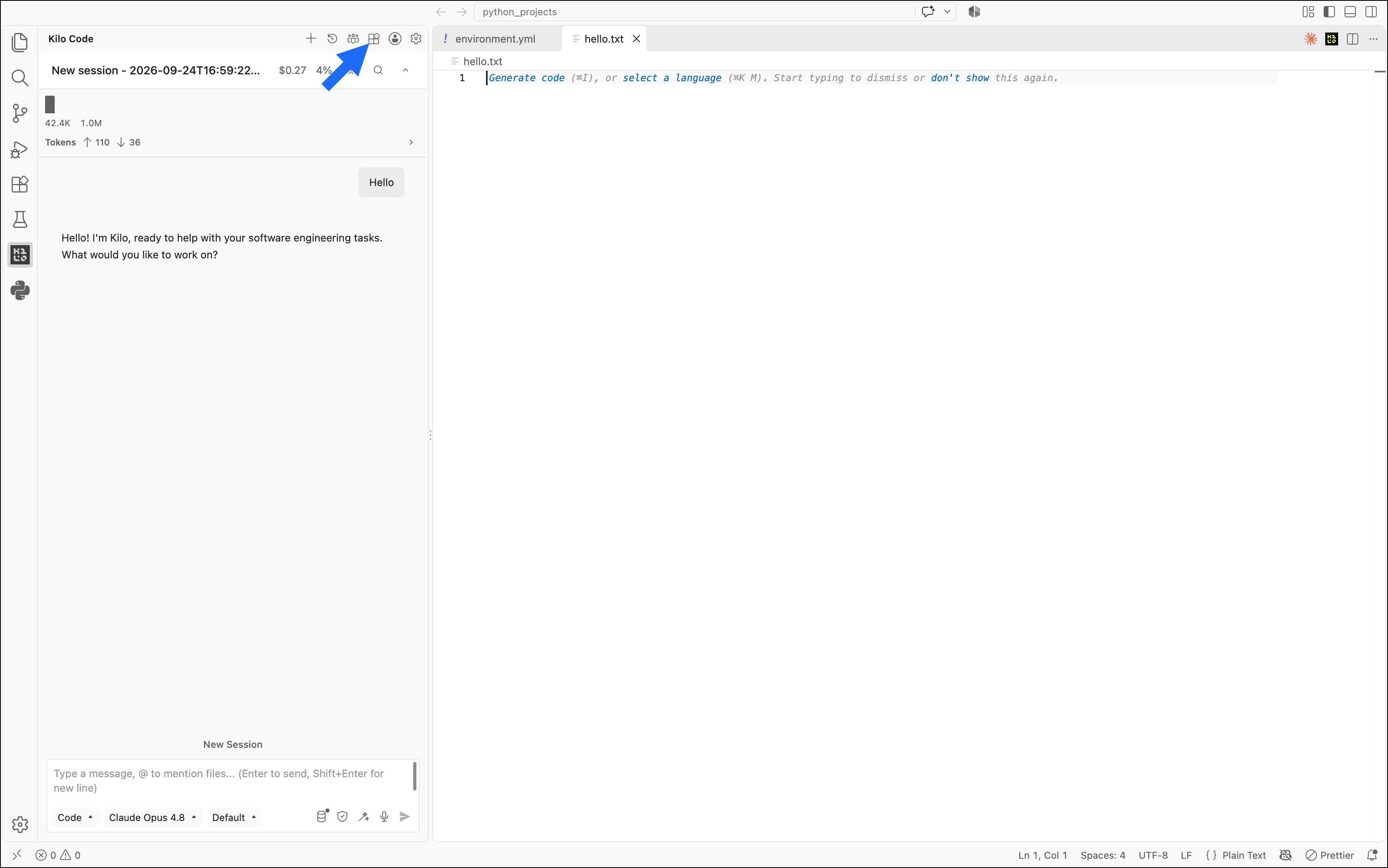 The Kilo Marketplace in VS Code showing the MCP Servers tag selected