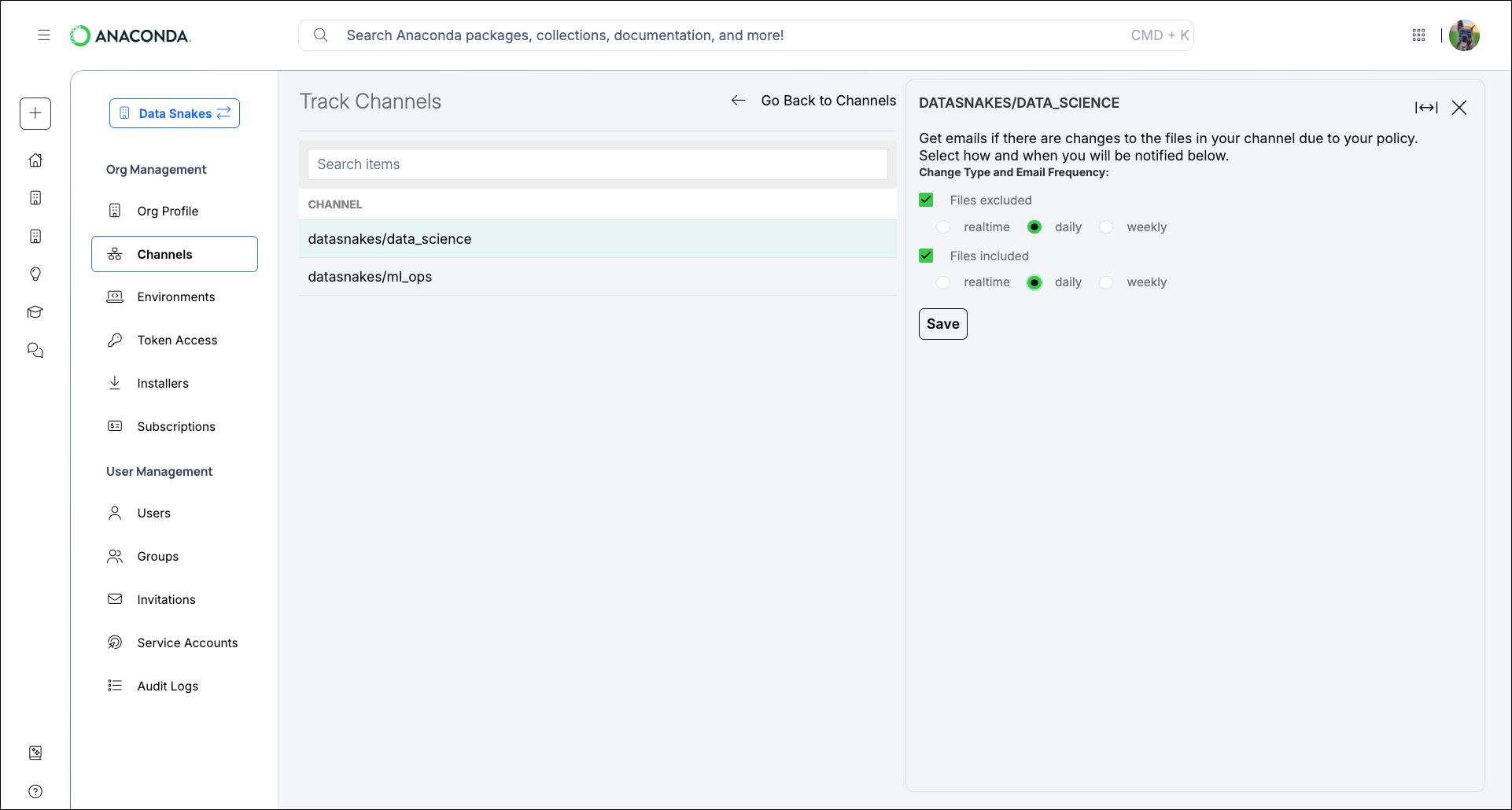 Channel tracking configurations