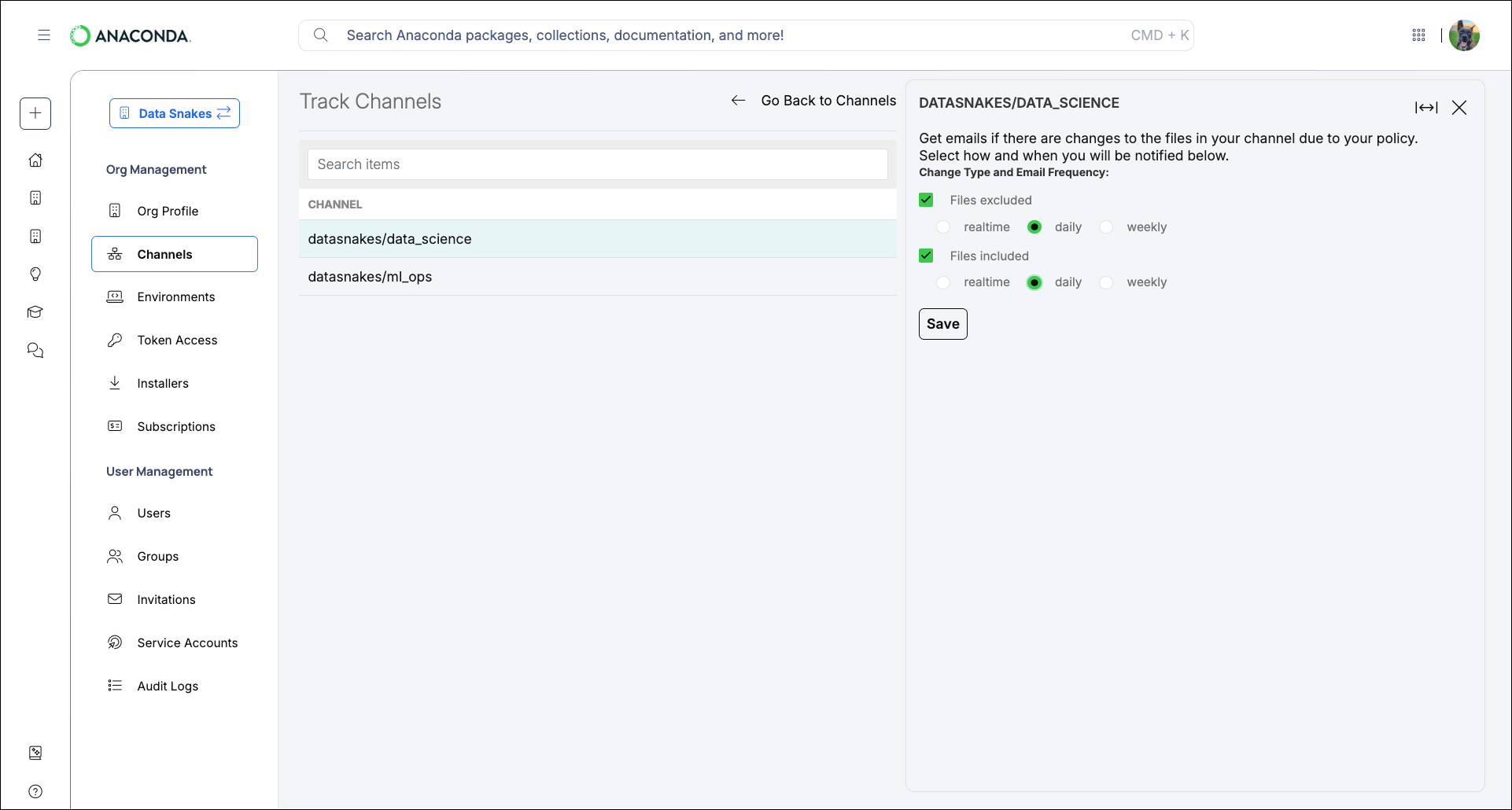 Channel tracking configurations