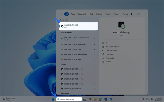 Windows shell installer - Anaconda
