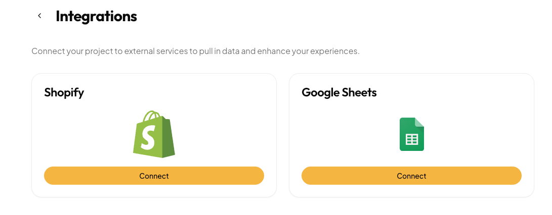 Shopify Integration Connect