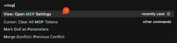 Get Cursor MCP Settings