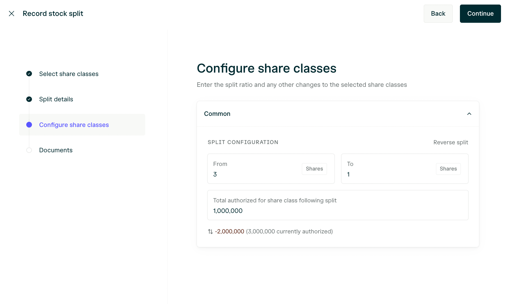 Configure Split Ratio Pn
