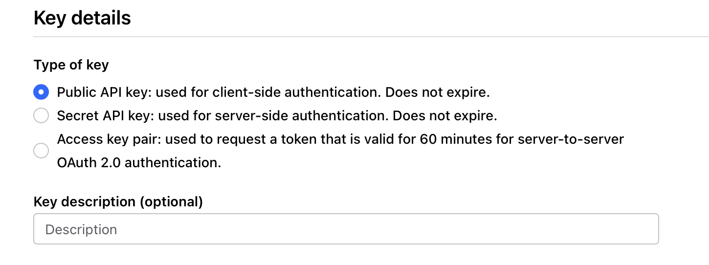 Checkout.com Public Key setup