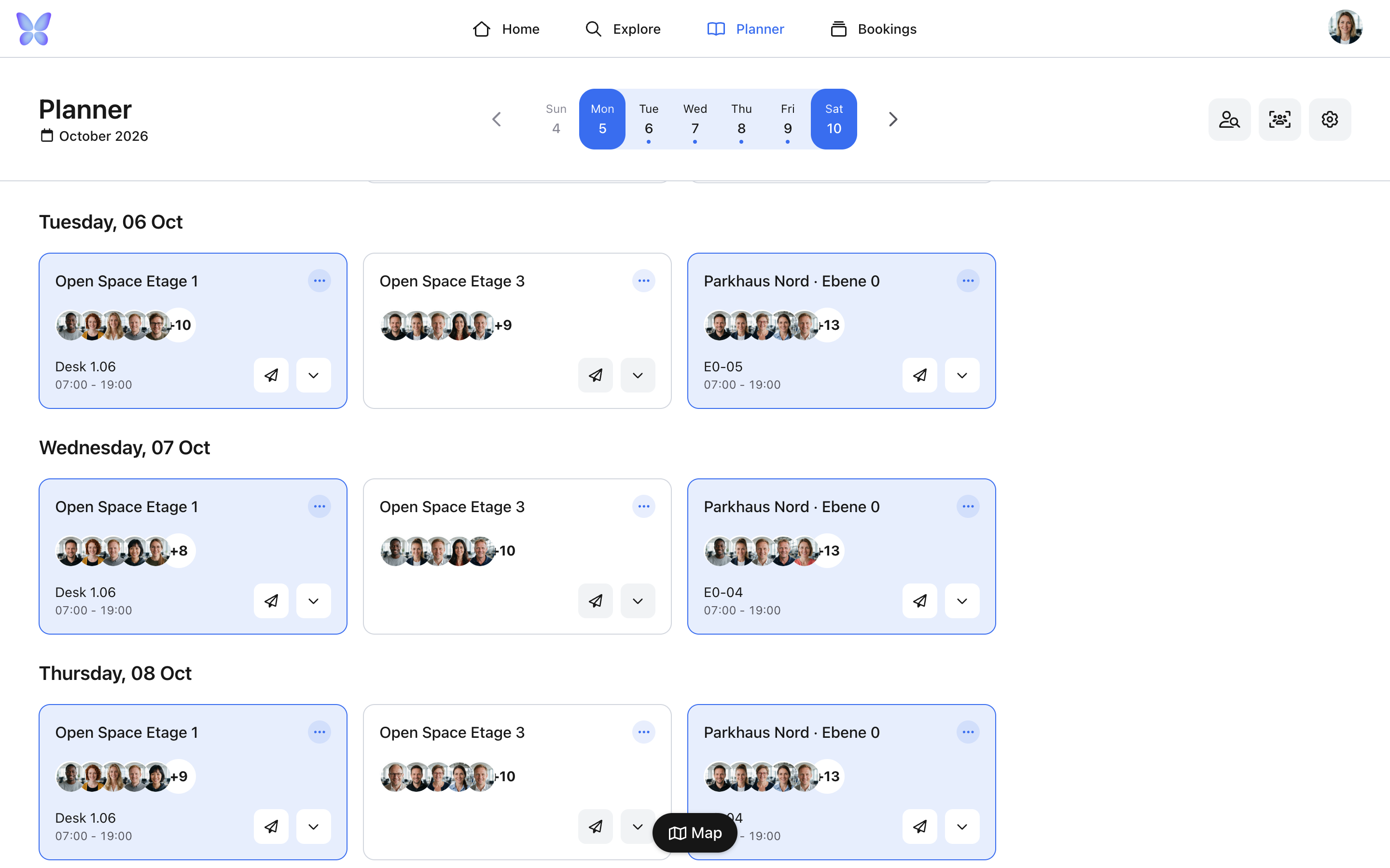 Desk Sharing Hero Wochenplaner En 1