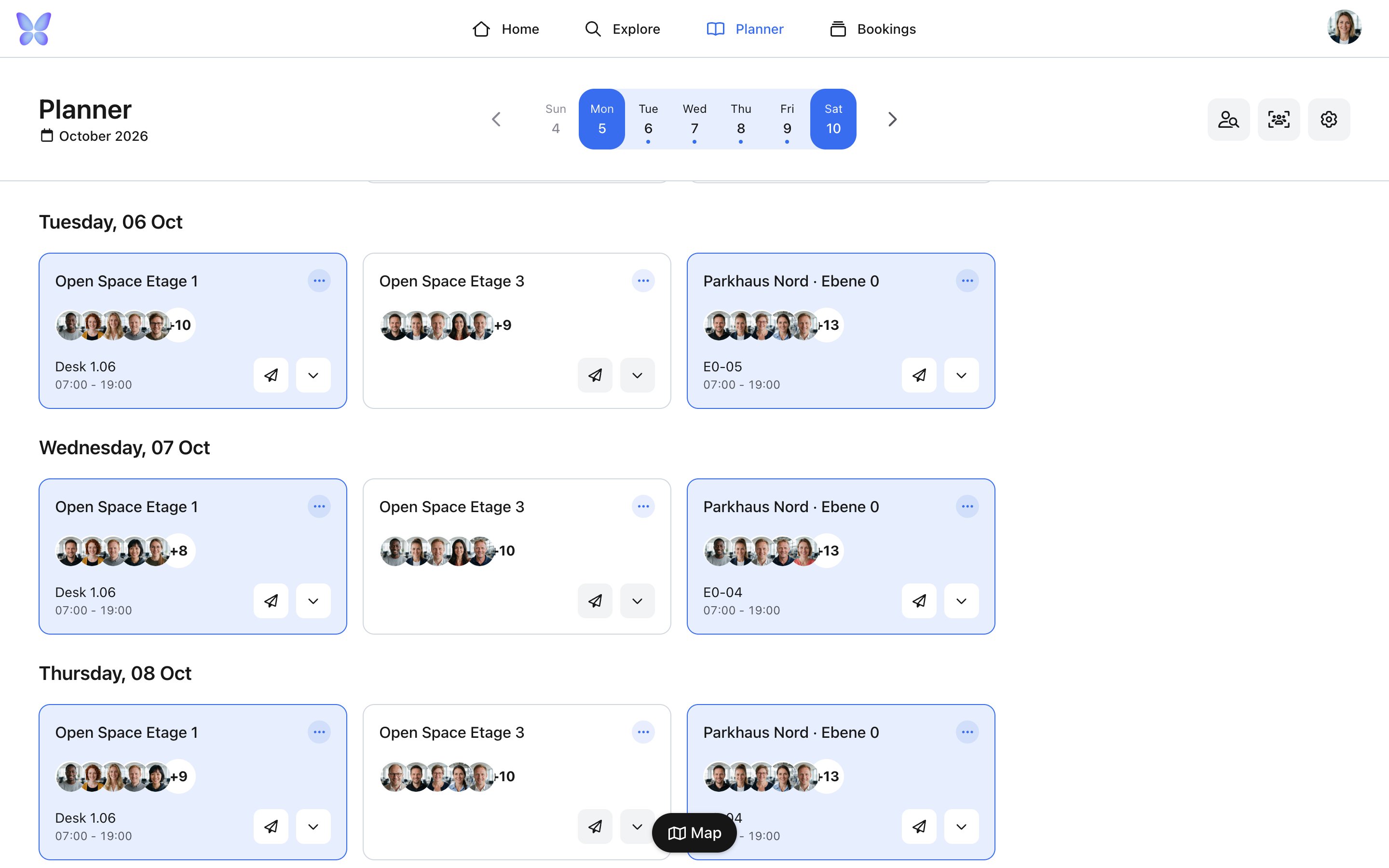 Desk Sharing Hero Wochenplaner En 1