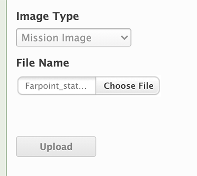 Upload Mission Images