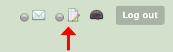 Writing Entries Icon