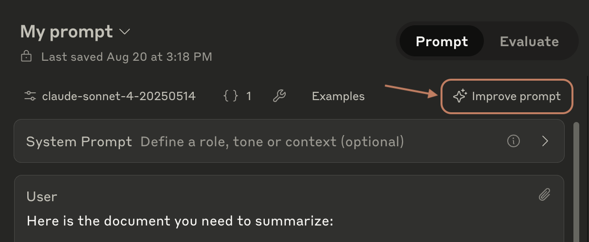 Use our prompt improver to optimize your prompts - Claude Documentation