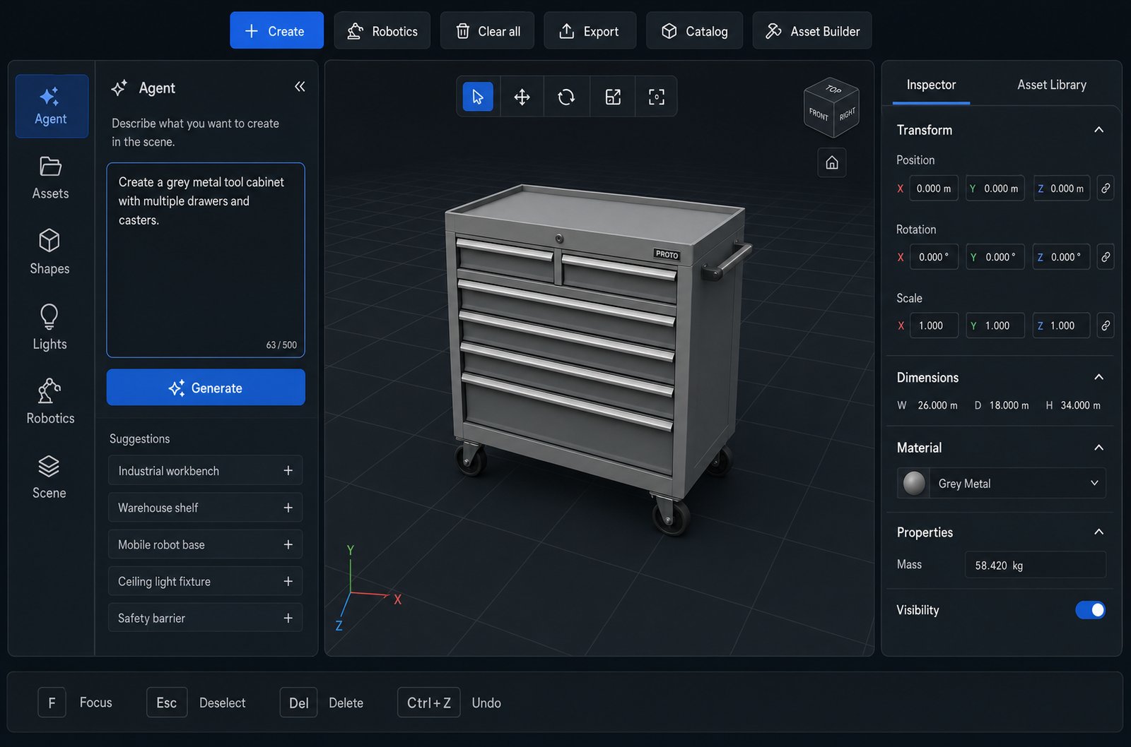 Gizmo editor overview
